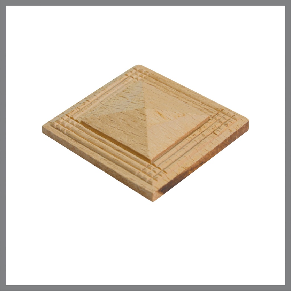 Decorative wooden pyramids