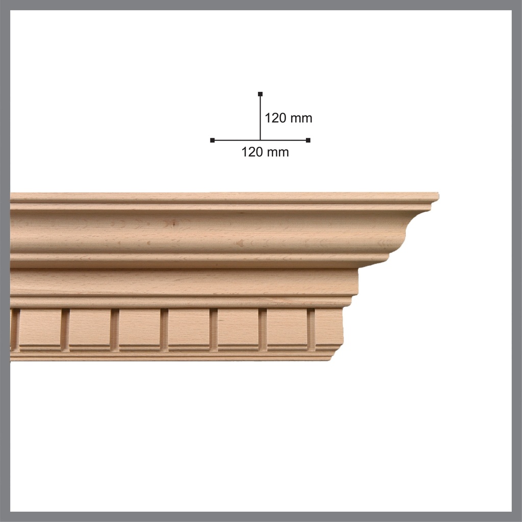 Corniche en bois