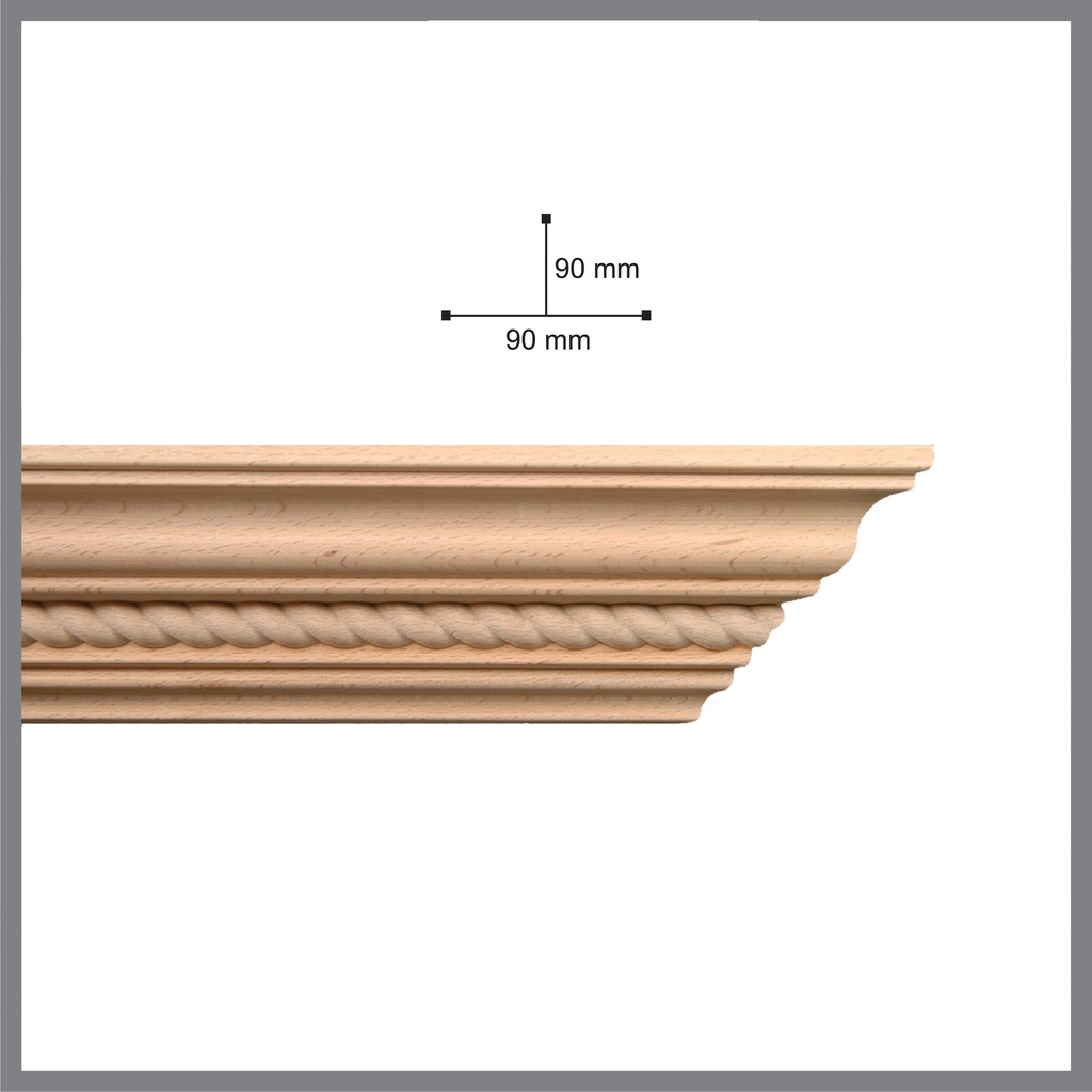 Wooden cornice