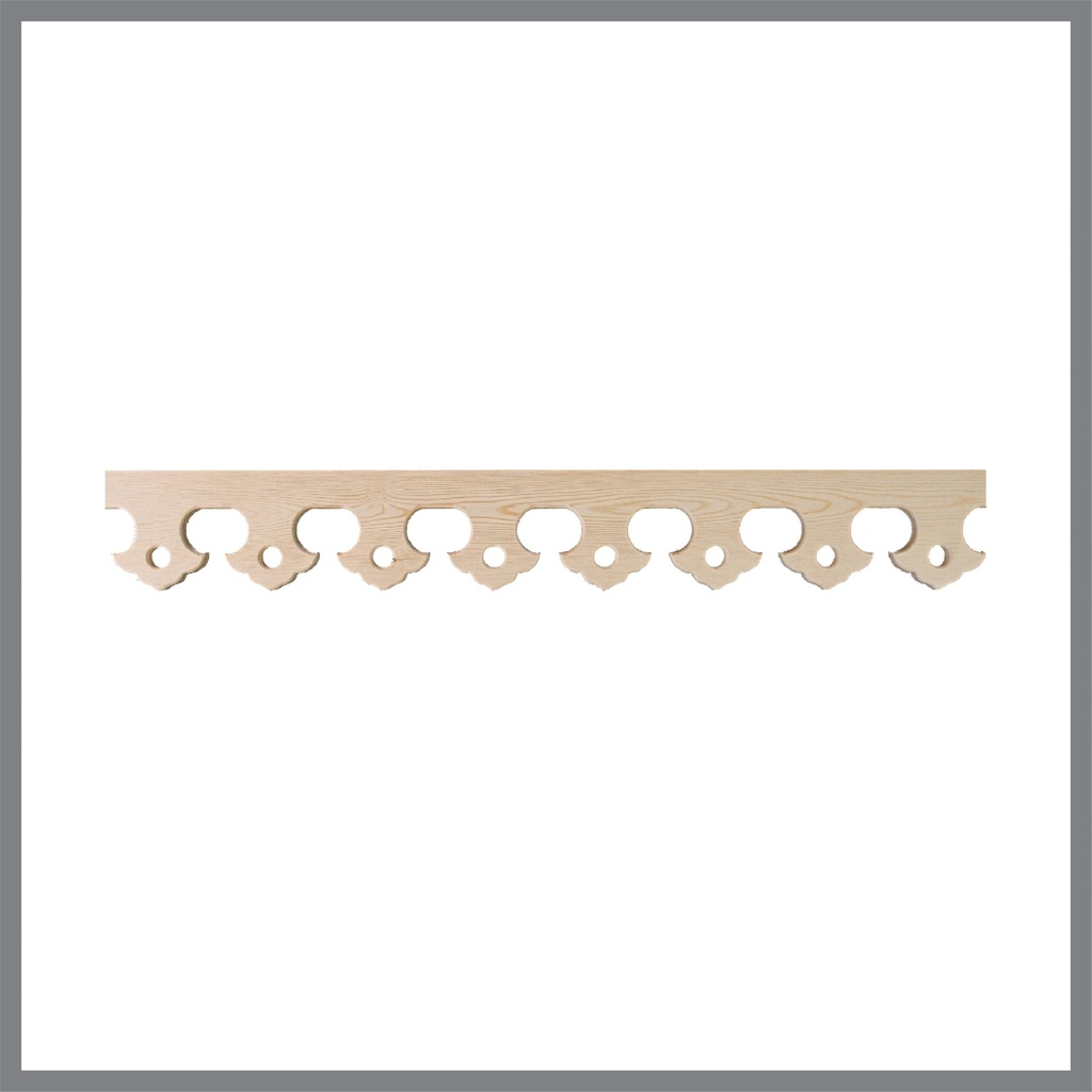 Wooden cornice