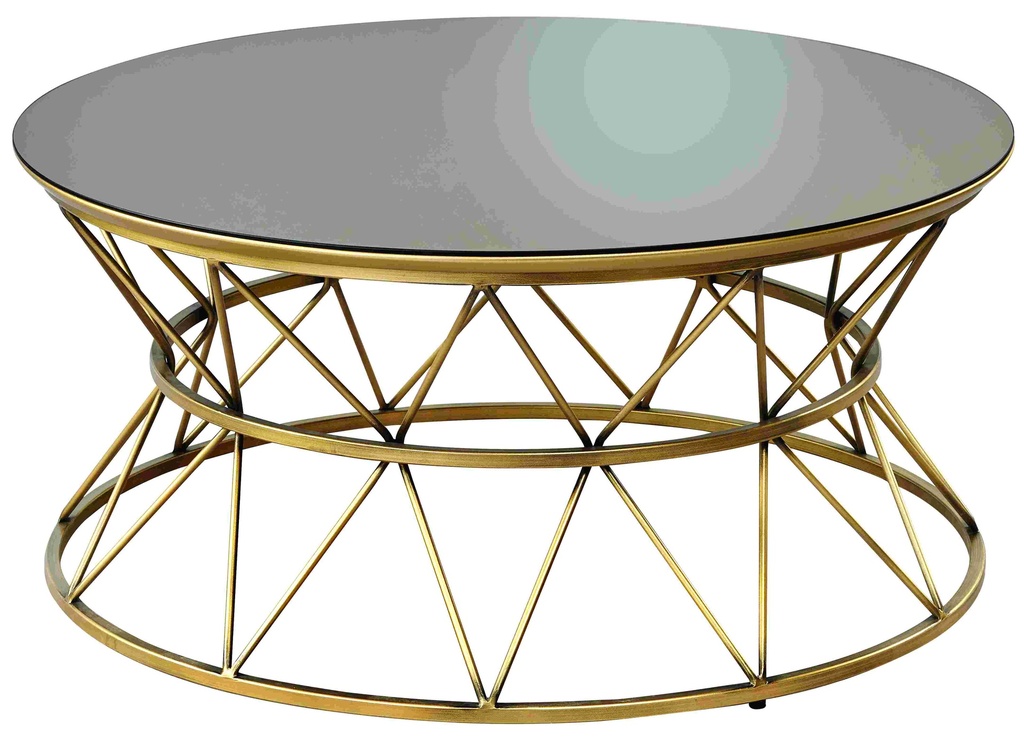 Round metal table