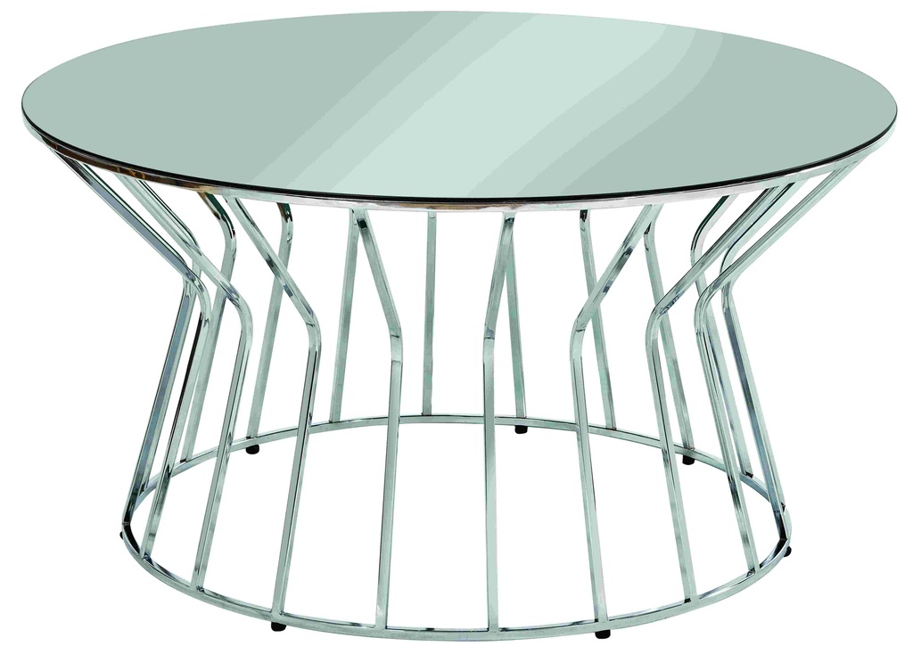 Round metal table