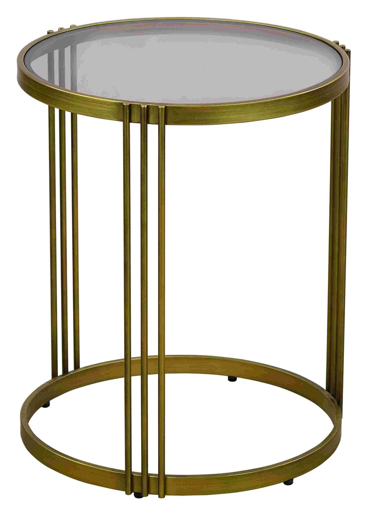 Round metal table