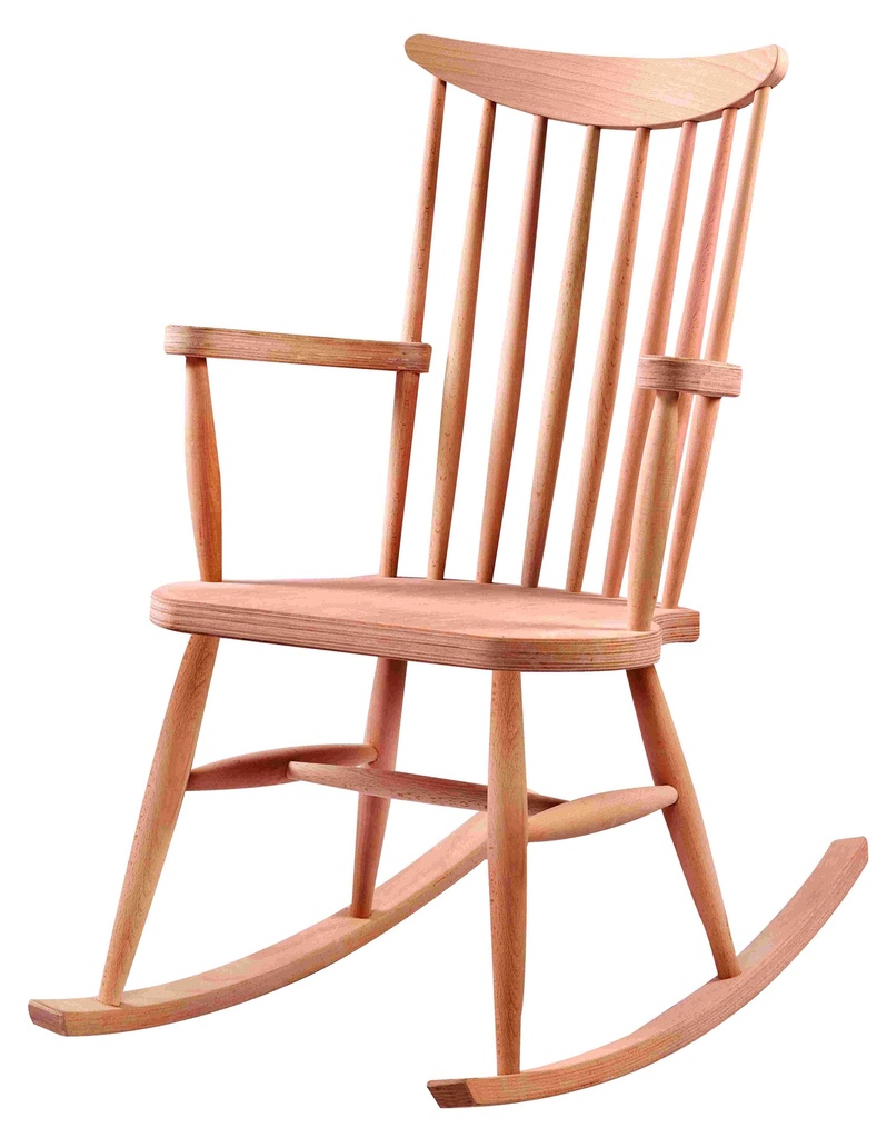 Wooden rocker skeleton