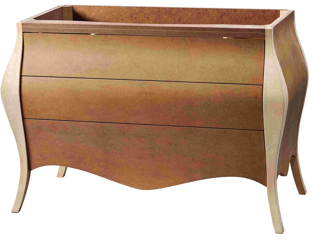 Washbasin de salle de bain en bois et MDF