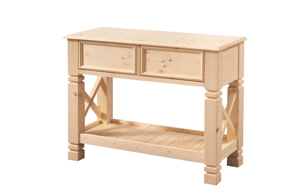 Wood console