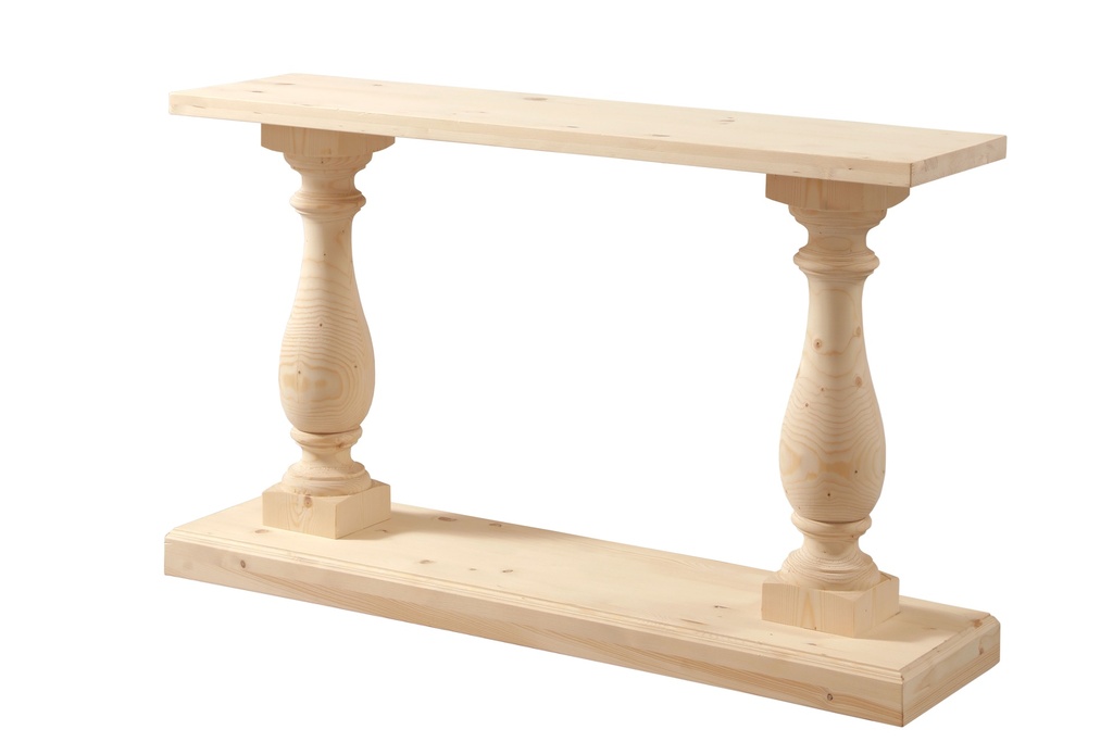 Wood console