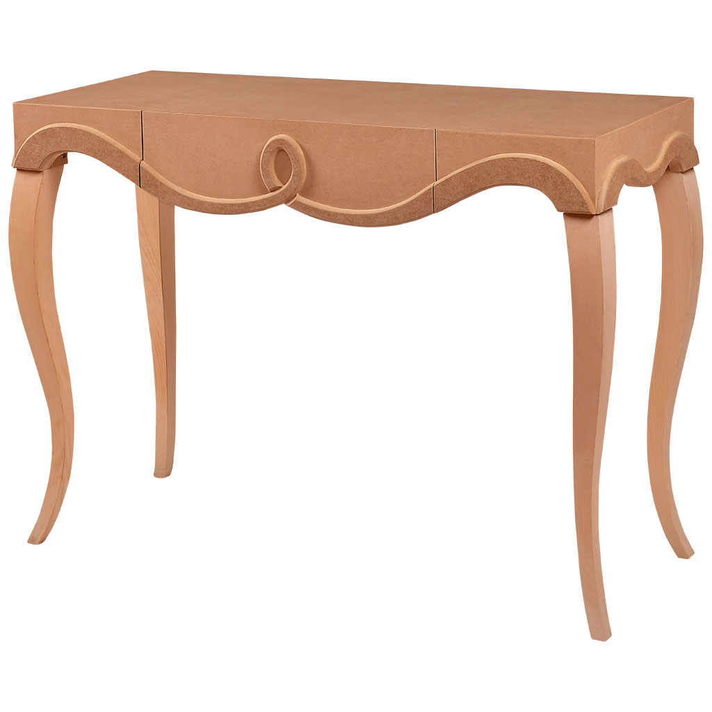 Wood and MDF console