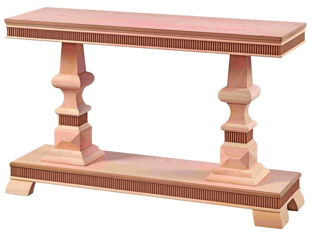 Wood console