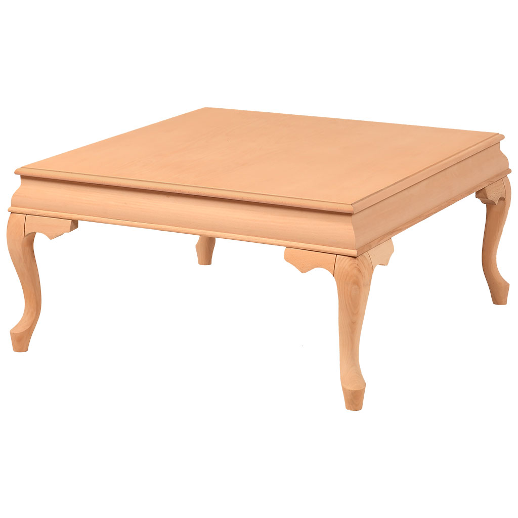 La table basse rectangulaire en bois