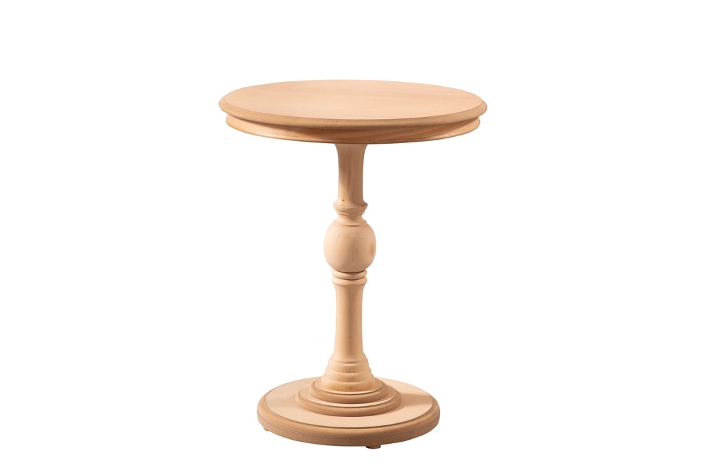 Table ronde en bois