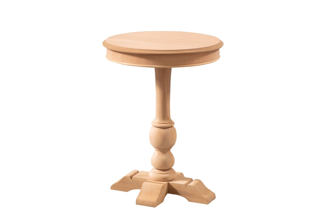 Table ronde en bois