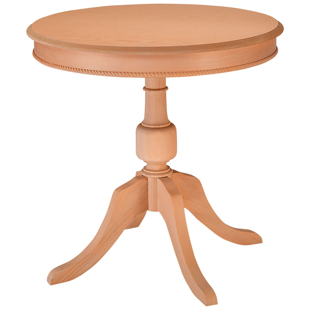 Table ronde en bois