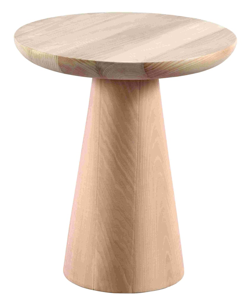 Round wooden table