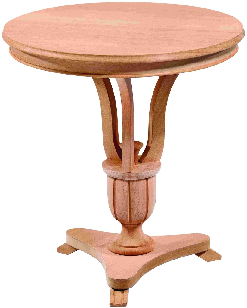 Table ronde en bois