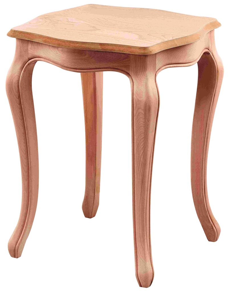 Square wooden table