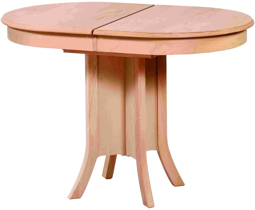 Table ovale extendable en bois