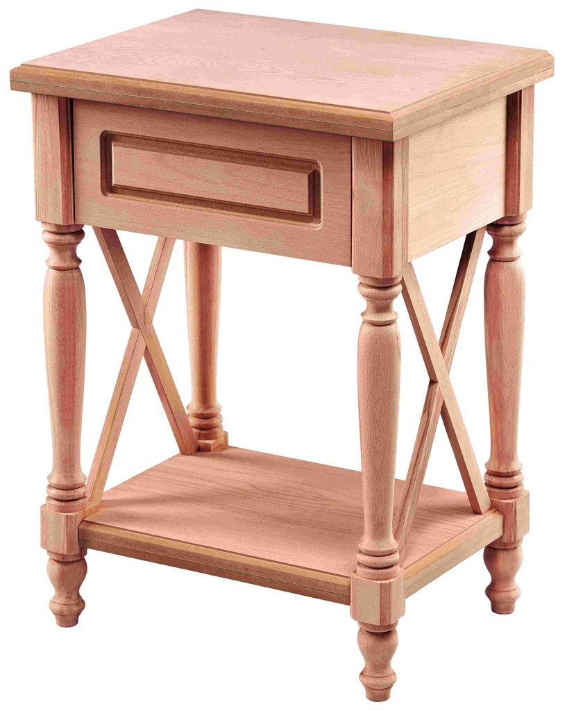 Table de chevet en bois