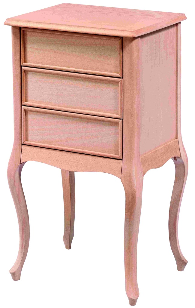 Wooden bedside table