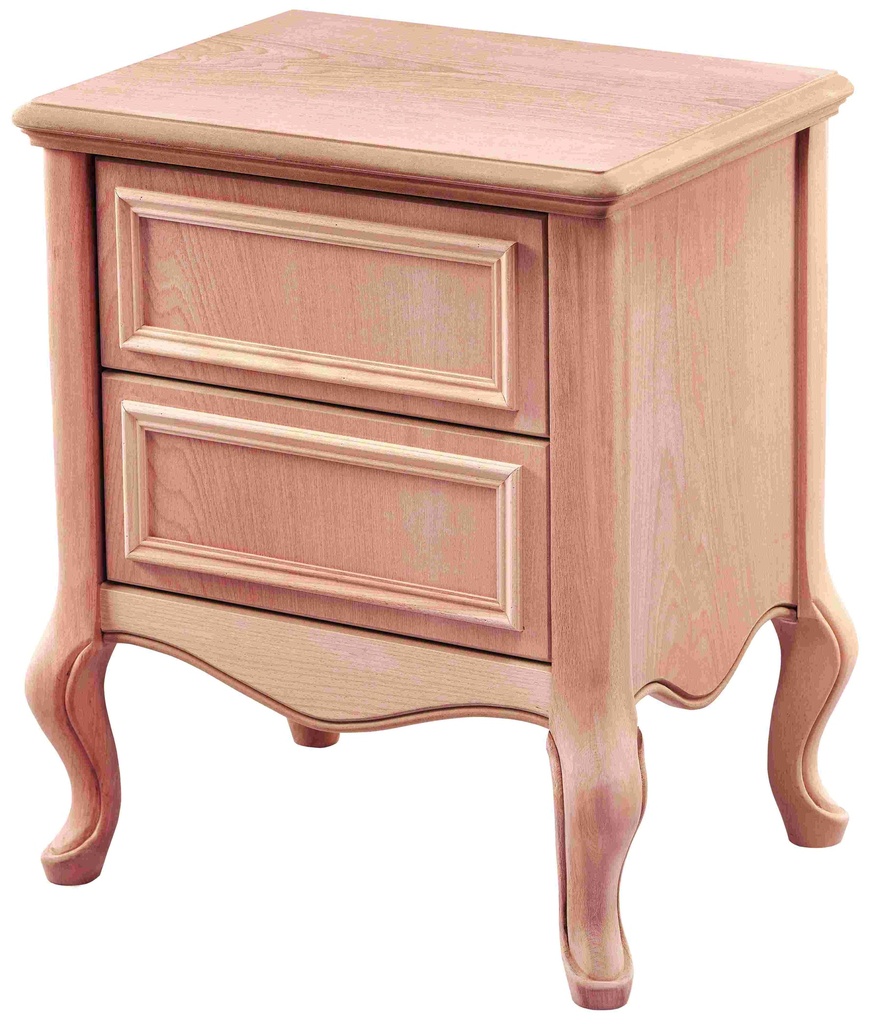 Wooden bedside table