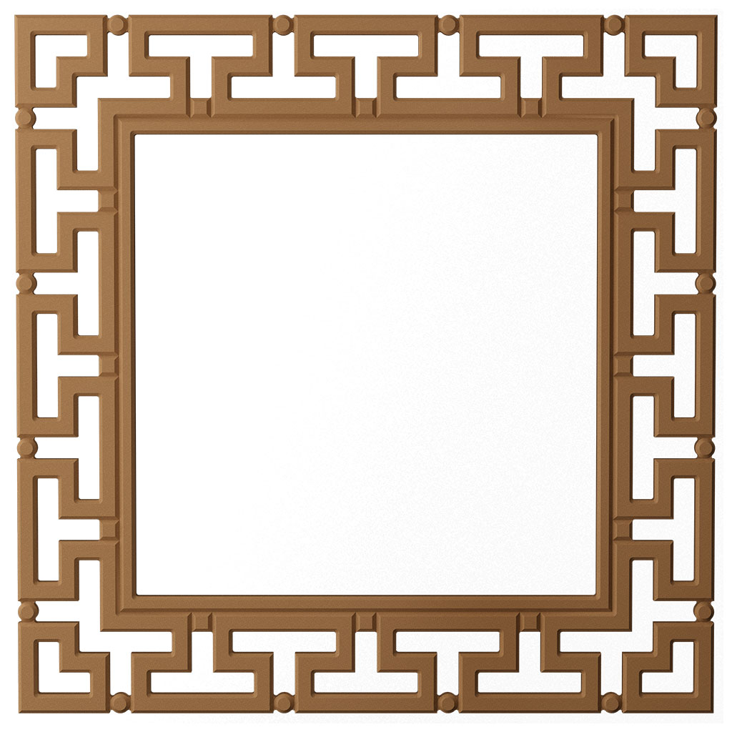 The square mirror frame in MDF