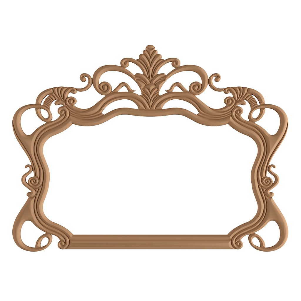 The mirror frame in MDF