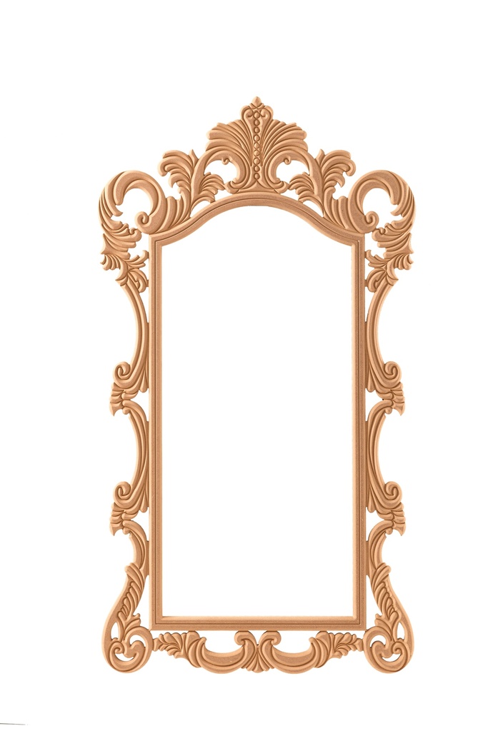 The mirror frame in MDF