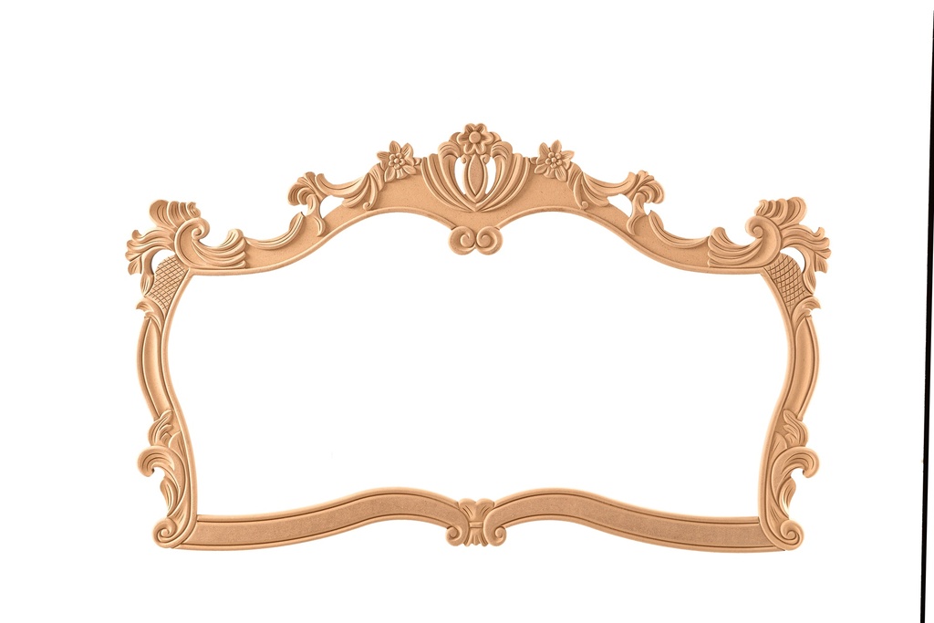 The mirror frame in MDF