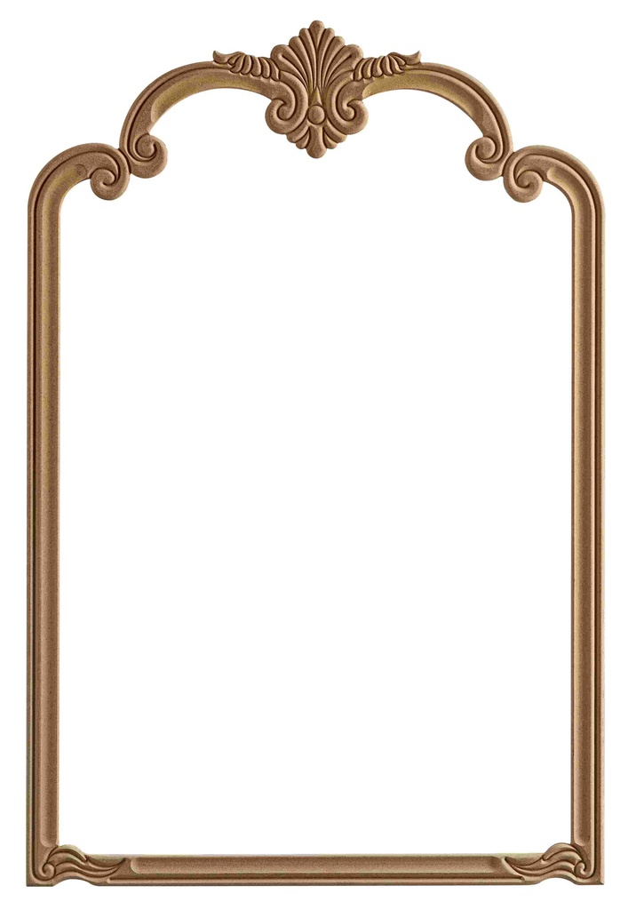 The mirror frame in MDF