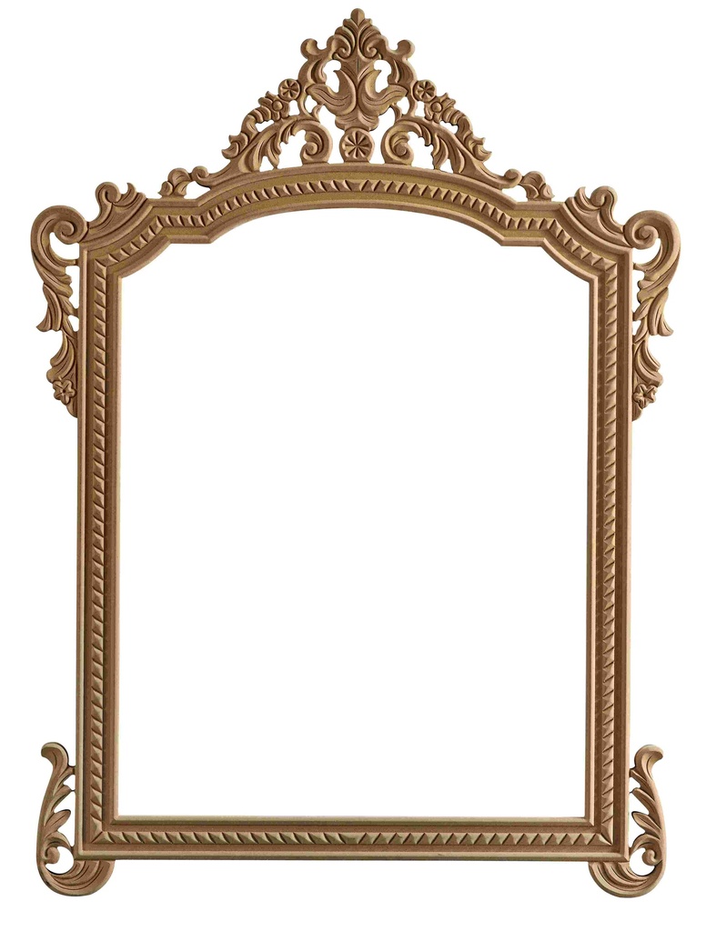 The mirror frame in MDF