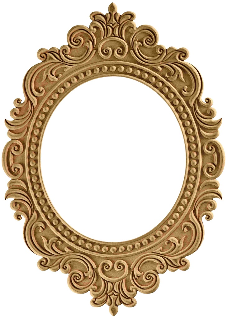 The mirror frame in MDF