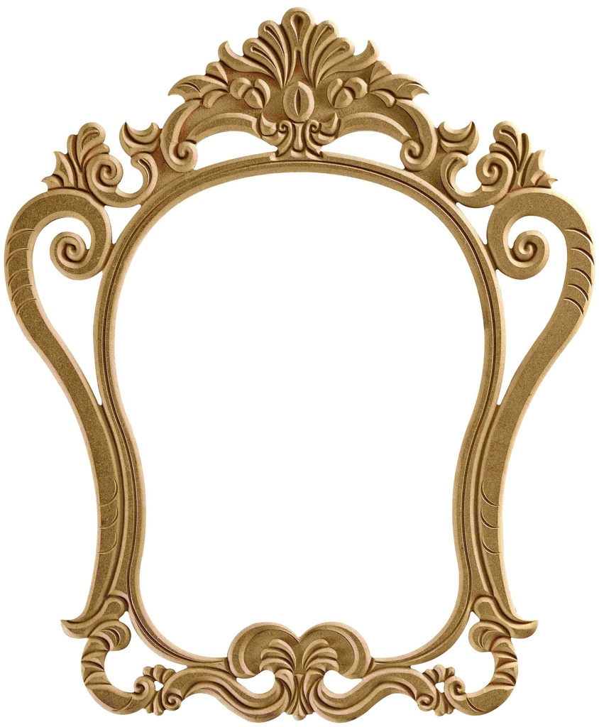 The mirror frame in MDF