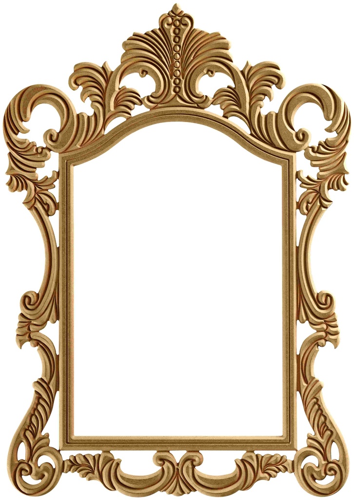 The mirror frame in MDF