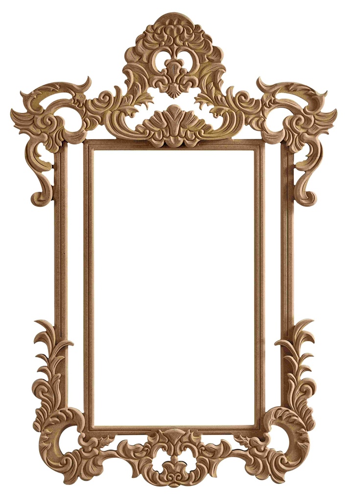 The mirror frame in MDF