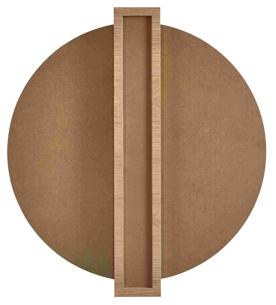 Rama Round Mirror en MDF