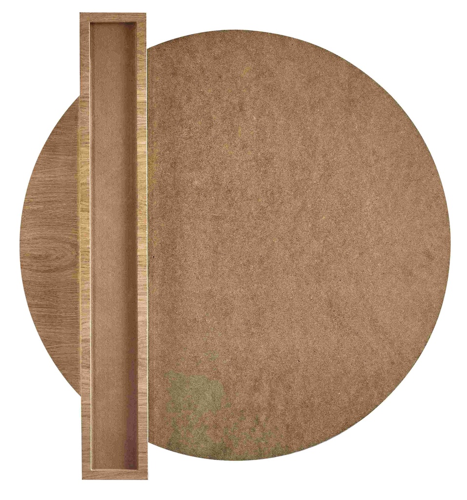 Rama Round mirror in MDF