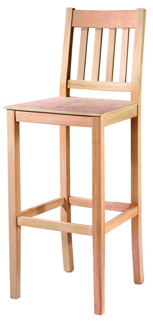 Bar de chaise squelette en bois