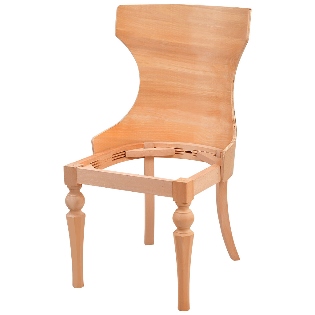 Squelette de chaise en bois