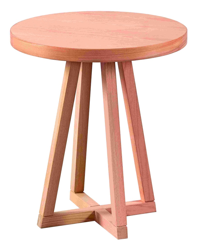 Table basse ronde en bois