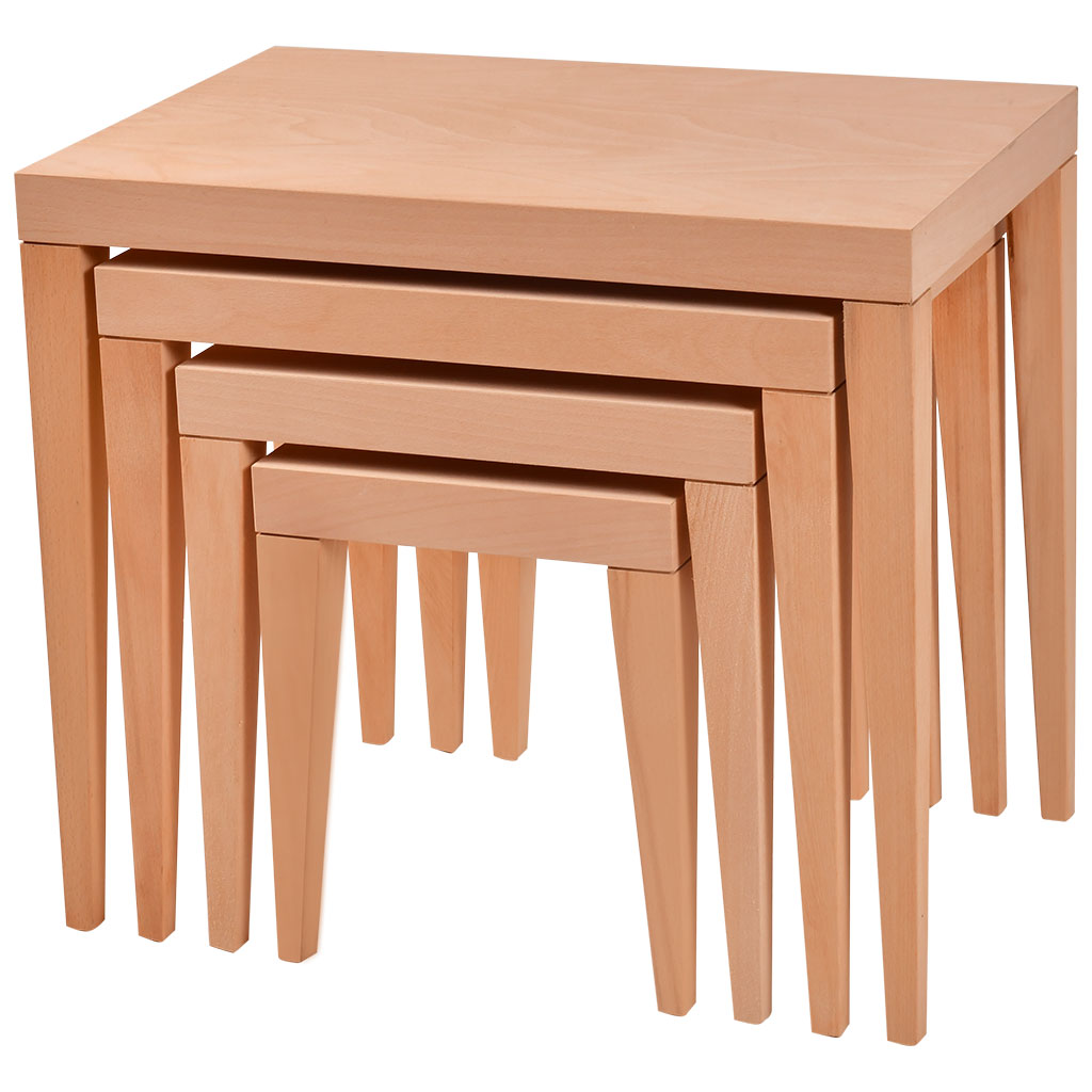 Holztisch -Set