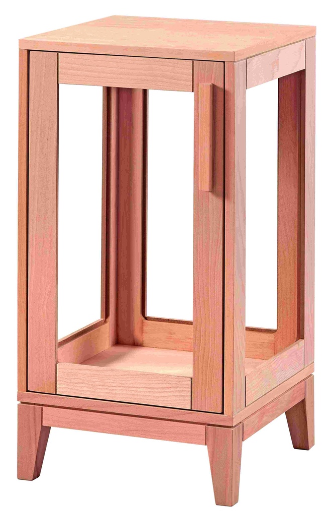 Square wood window