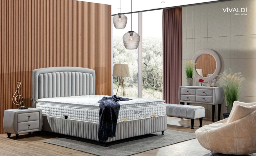 UPHOLSTERED BED VIVALDI