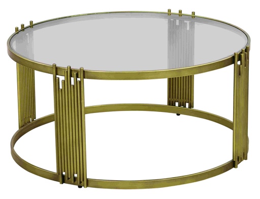 [C-144] Table en métal rond