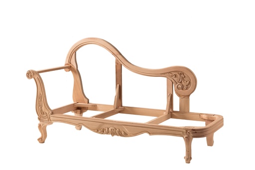 [6178N] SCHELET SOFA DIN LEMN CU SCULPTURA