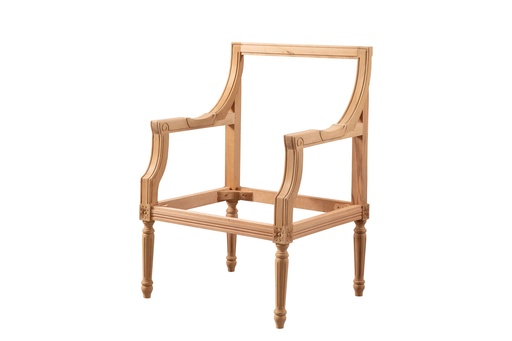 [6138N] Chaise en bois