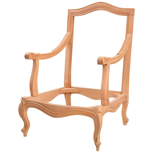 [6756C] Chaise en bois