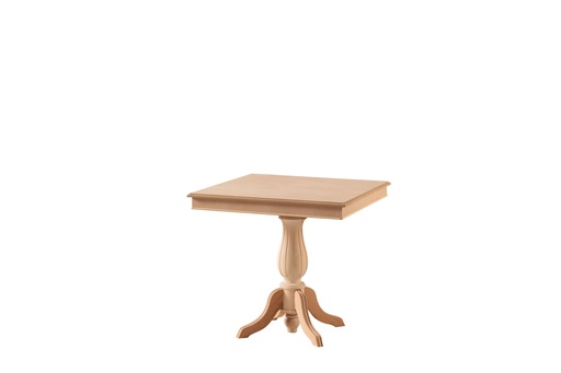 [5199N] Fester quadratischer Tisch aus Holz