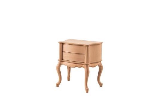 [3516N] Wooden bedside table