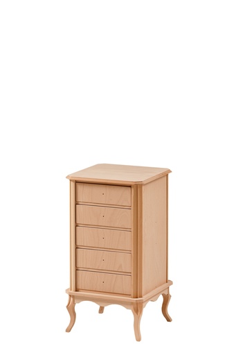 [3532N] Wooden bedside table