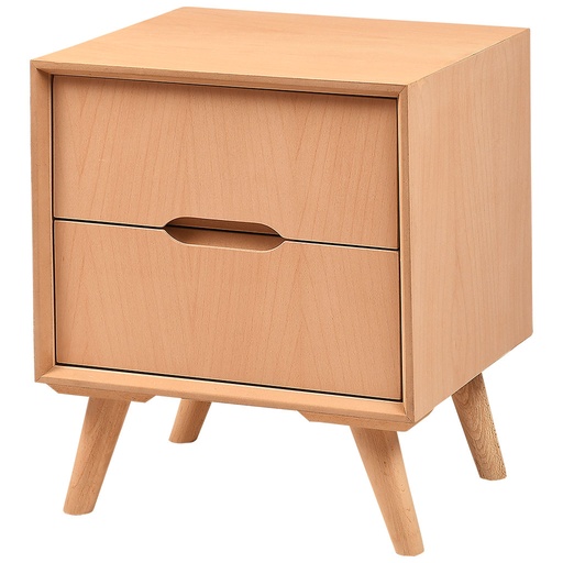 [5232C] Wooden bedside table